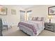 Comfortable bedroom with a TV, decorative pillows, neutral colors, and natural light creating a peaceful retreat at 1428 Solana Cir, Davenport, FL 33897