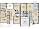 Detailed floor plan showcasing the home's layout, including bedrooms, bathrooms, kitchen, and living areas at 1428 Solana Cir, Davenport, FL 33897