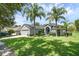 Beautiful home with palm trees, a lush green lawn, and well-maintained landscaping at 189 Blackstone Creek Rd, Groveland, FL 34736
