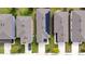 An aerial shot of neighborhood homes with solar panels on the roofs at 2249 Litchfield Loop, Deland, FL 32720