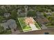 Aerial view showcases the property's location and well-maintained landscaping in a serene neighborhood at 2250 Blossomwood Dr, Oviedo, FL 32765
