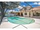 Enjoy the screened in pool in this home with a large deck and fenced in yard at 2250 Blossomwood Dr, Oviedo, FL 32765