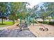Fun playground featuring slides, climbing structures, and soft landing surface for  at 2409 Silver Palm Dr, Kissimmee, FL 34747