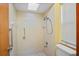 This bathroom features tile and a shower head under a skylight window at 283 Haverclub Ct, Longwood, FL 32779