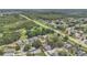 Ariel shot of a neighborhood with a view of the street, trees, and surrounding environment at 2935 Canoe Cir, St Cloud, FL 34772
