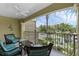 Inviting balcony space, perfect for outdoor relaxation and enjoying the view at 4804 Cayview Ave # 20512, Orlando, FL 32819