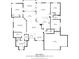 Detailed floor plan of a spacious home featuring multiple bedrooms, living areas, and a screened porch at 5339 Pond Crossing Pl, Leesburg, FL 34748