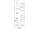 Main floor plan featuring living spaces, including the kitchen, dining, living, and laundry areas at 2665 Petition Ln, Kissimmee, FL 34746