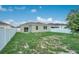 This backyard is fenced for privacy at 3408 Curlew Ave, Leesburg, FL 34748