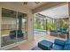 Outdoor patio overlooking the pool and outdoor furniture set at 3472 Gretchen Dr, Ocoee, FL 34761