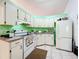 Functional kitchen with classic white cabinetry and essential appliances for meal preparation at 5409 Holtland Dr, Apopka, FL 32712