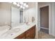 Bathroom with double sinks, vanity, and tile floor at 748 Mills Estate Pl, Chuluota, FL 32766