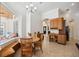 The breakfast nook sits adjacent to the kitchen and features a window seat at 748 Mills Estate Pl, Chuluota, FL 32766