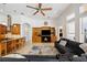 Open concept living room and kitchen space are great for entertaining at 748 Mills Estate Pl, Chuluota, FL 32766