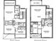 Detailed floor plan showcasing the layout of the first and ground floors of the home at 109 Cambria Ave, Davenport, FL 33897