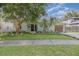 Charming home with lush landscaping, manicured lawn, and a quaint facade at 1219 Oakley St, Orlando, FL 32806