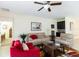 Comfortable living room with neutral colors and an open floor plan at 14845 Speer Lake Dr, Winter Garden, FL 34787