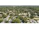 Panoramic aerial view of a lush, green suburban landscape with homes, trees, and streets stretching towards the horizon at 2350 Derbyshire Rd, Maitland, FL 32751