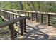 Wooden boardwalk featuring stainless steel cables at 2350 Derbyshire Rd, Maitland, FL 32751