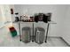 Coffee and drink bar with granite countertop, stainless steel containers and K-cup carousel at 2505 Osprey Creek Ct, Kissimmee, FL 34747