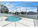 Relaxing screened-in pool with a view of the neighborhood at 2675 Bond St, Clermont, FL 34711