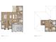 Detailed floor plan showcasing the layout of this two-story home at 523 Sanctuary Golf Pl, Apopka, FL 32712