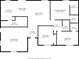 Floor plan shows bedrooms, kitchen, Gathering and living rooms, as well as utilities at 6720 Midland Drive, St Cloud, FL 34771