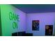 Vibrant game room featuring neon 'Game On' sign and playful cartoon pizza artwork at Tbd Sw 177Th St, Ocala, FL 34473