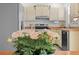 Well-equipped kitchen boasts stainless steel appliances, wood countertops, and ample storage at 126 Spanish Moss Ct, Orlando, FL 32828