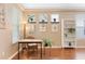 Home office with hardwood floors, natural light, and desk at 12868 Holdenbury Ln, Windermere, FL 34786