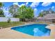 Backyard pool area, perfect for relaxing and enjoying outdoor recreation at 2005 Dalton Ave, Deltona, FL 32725