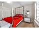 Bright bedroom with a statement headboard and coordinated decor at 2507 Water Valley Dr, St Cloud, FL 34771