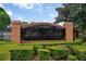 Lake Pointe at Toho neighborhood entrance sign with brick pillars and manicured shrubs at 2507 Water Valley Dr, St Cloud, FL 34771