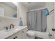 Traditional bathroom with a tub/shower combo, tile flooring, and a vanity sink at 280 Bay St, Apopka, FL 32712