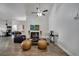 Spacious living room features wood floors, fan, and an entertainment center, offering a stylish space at 280 Bay St, Apopka, FL 32712