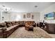 Spacious living room featuring a large sectional sofa, entertainment center, and decorative area rug at 2820 Oakwater Dr # 2820, Kissimmee, FL 34747