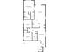 Detailed floorplan showing the layout of the primary bedroom, living room, kitchen, and other rooms at 326 Charles Dr, Deland, FL 32724