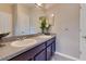 Modern bathroom featuring dual sinks, a large mirror, and stylish fixtures creates a spa-like experience at 3798 Lower Union Rd, Orlando, FL 32814