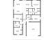 Detailed floor plan showcasing the layout, including the living room, bedrooms, kitchen, and garage at 4529 Orchard Grove Rd, St Cloud, FL 34772
