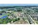 Overhead view of the neighborhood, showcasing its proximity to scenic ponds at 519 Cadiz Dr, Davenport, FL 33837