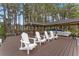 Spacious boat dock with covered boat storage, comfortable seating, and clear views of the serene lake at 5801 Marleon Drive Marleon Drive, Windermere, FL 34786