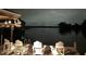 Dock with white Adirondack chairs overlooking a calm lake at night at 5801 Marleon Drive Marleon Drive, Windermere, FL 34786