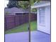 View of backyard with fenced in yard, and a concrete patio area at 6500 Abercrombie Ct, Orlando, FL 32835