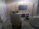 Cozy living room with neutral paint, light fixtures, and modern decor at 833 Channing Rd, Lakeland, FL 33805