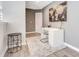 Home office features a modern desk, stylish decor, and ample natural light at 8901 Rhodes St, Kissimmee, FL 34747