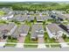 Aerial view of a residential neighborhood with manicured lawns and tree-lined streets at 12216 Encore At Ovation Way, Winter Garden, FL 34787