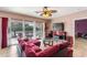 Comfortable living room with patio doors and access to outdoor seating area at 148 Miro Dr, Davenport, FL 33837