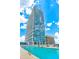 Enjoy the rooftop pool with views of the city from the sundeck and building with highrise at 150 E Robinson St # 407, Orlando, FL 32801