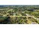Expansive aerial view of a community featuring beautiful homes and verdant landscaping at 19606 Reynolds Pkwy, Orlando, FL 32833
