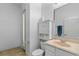 Bright bathroom with a walk-in shower, modern fixtures, and ample storage space, perfect for everyday use at 25554 Hawks Run Ln, Sorrento, FL 32776